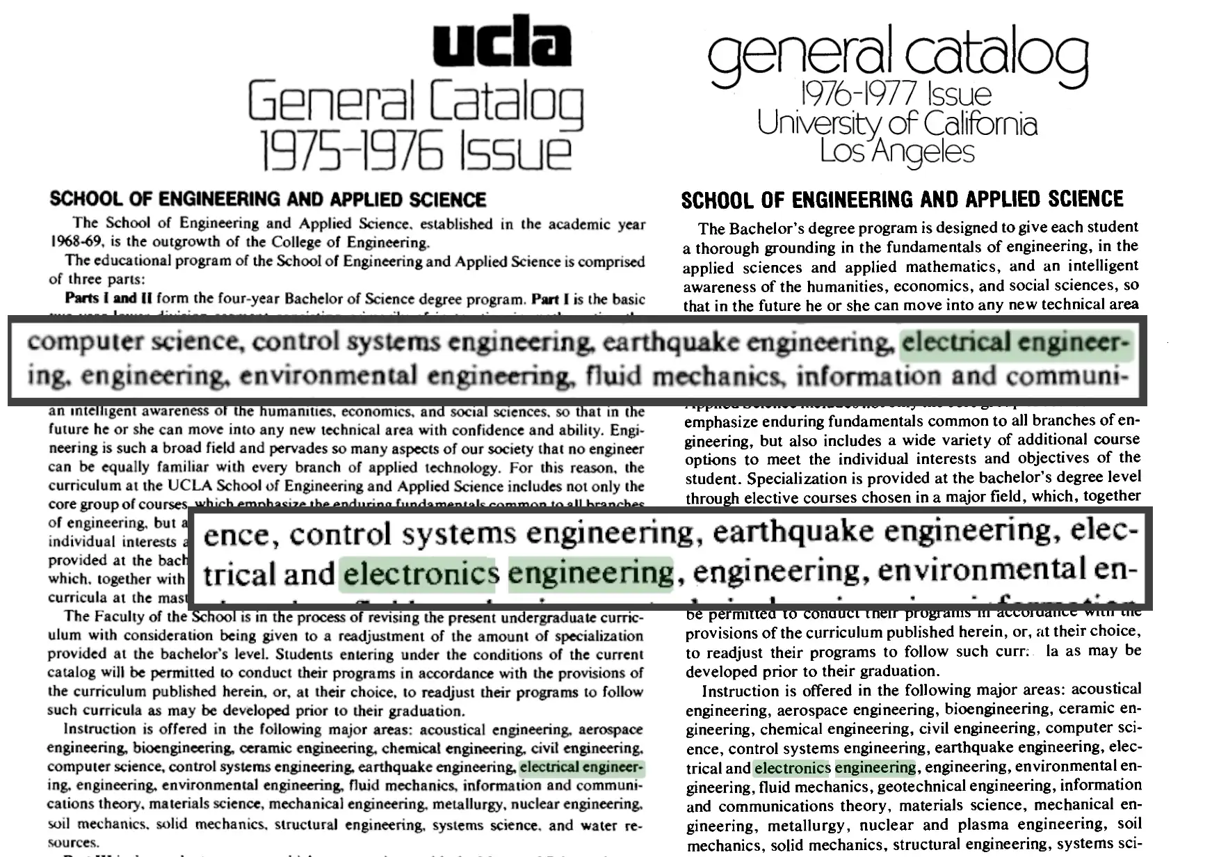 UCLA electronics degree